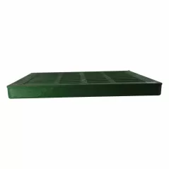 24" x 24" Square Green Catch Basin Flat Drain Grate | NDS2412