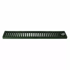 2' Rectangular Hdpe Green Flat Channel Drain Grate |  242