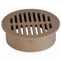 6" Round Sand Flat Drain Grate | NDS60S