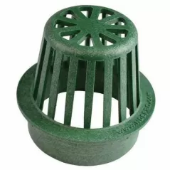 4" Round Green Drain Atrium Grate | NDS75