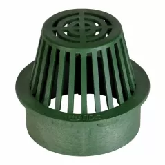 6" Round Green Drain Atrium Grate |  80