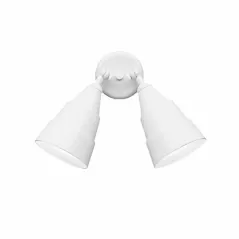 150 W Medium PAR38 Incandescent White Aluminum Wall Light | KIC6052WH