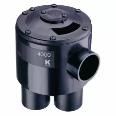 1-1/4" Slip ABS 25 - 75 psi 4000 Series 4-Outlet No Cam Indexing Valve | KRM4400