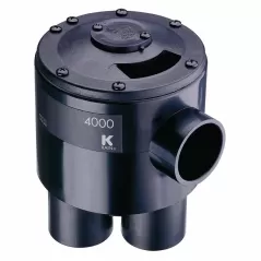 1-1/4" x 1" Slip ABS 25 - 75 psi 4000 Series 6-Outlet No Cam Indexing Valve | KRM4600