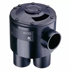1-1/4" x 1" Slip ABS 25 - 75 psi 4000 Series 6-Outlet 6 Zone Indexing Valve | KRM4606