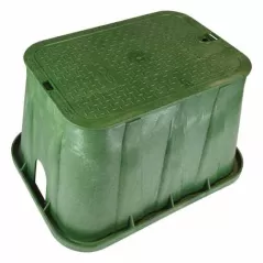 NDS Valve Box, 14" x 19" Rectangular Green Box Irrigation Control Valve Pro-Spec | DBBPS