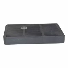9" x 9" Square Gray Catch Basin Flat Drain Grate | NDS999