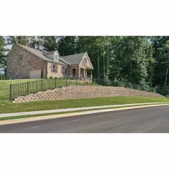 12" x 18" x 8" Antique Pewter Structural Regal Stone Pro Retaining Wall | PAV81801