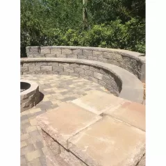12" x 16.78" x 6" Canyon Blend Landscape Regal Stone Retaining Wall | PAV82378CYB
