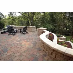 Pavestone Retaining Wall, 6" 3 Pc Free Standing Harington | 88987N