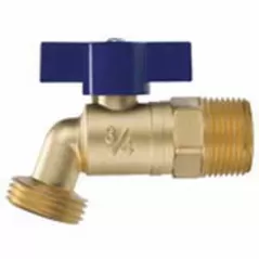 3/4" MIP x Hose Brass Quarter-Turn Hose Bibb | NIBQT56X007