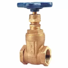 1" FIPT Cast Bronze 200 psi T-113 Series Gate Valve | NIBT113010