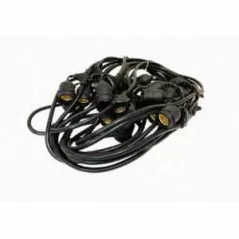 Socket Wire 24" 48' Black Commercial Grade | PP-E26S-24L