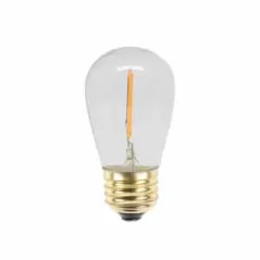 Dimmable Lamp 1W E26 Medium S14 Sign COB LED Classic Filament 12V | PP-LED-S14-12-WW