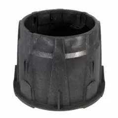 13.75" x 10" Round Black Body Valve Box Only | RBBVB10RNDB