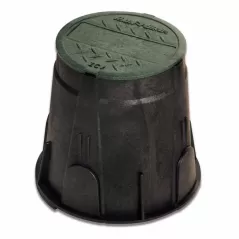 Rain Bird VB 7" Round Valve Box with Green Lid | RBBPVB7RND