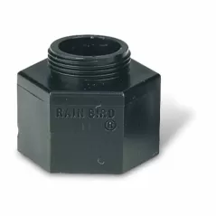 1/2" FNPT x Nozzle Thread Plastic PA8S Series with Screen For 1/2" MPT Threaded Risers Shrub Adapter | RBLPA8S