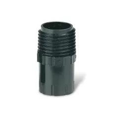 1/2" Nozzle Thread x MNPT Thermoplastic PA80 Series For 1/2" FPT Bubbler or Spray Nozzle Adapter | RBLPA80