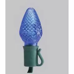 3.6 W 25' 12" Spacing C7 Traditional Cone Commercial Grade Multi-Colored LED Light Strand | SRCC79317RY
