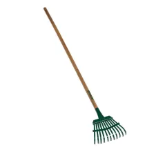 48" Hardwood Handle 7" Flexible Steel Blade Shrub Rake | STR43108