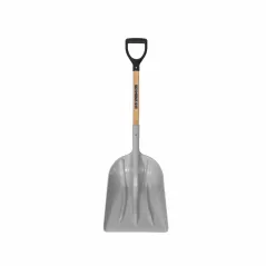 14.25 x 19" Blade Hardwood Handle Poly Grain Scoop | STR49053