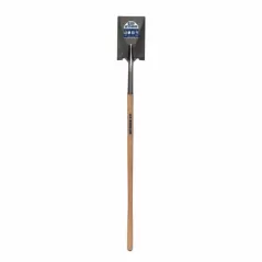 7" x 12" Blade 16 ga Hardwood Handle Forward Turned Step Garden Spade | STR49153