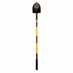 7.5 x 9.5" Blade 10 ga Premium Solid Fiberglass Handle Closed Back Irrigation Shovel | STR49585