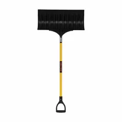 24" ABS and Polycarbonate Blade Premium Fiberglass Handle Snow Pusher | STRPP100