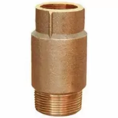 1-1/4" FNPT x MNPT Lead-Free Silicon Bronze Cast 400 psi 600 SB Series Submersible Spring Check Valve | SIM618SB