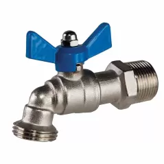 3/4" MIP x MHP Chrome Plated Brass 704 Hose Bib | SOV007HBBV