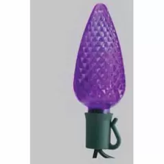 3.6 W 25' 12" Spacing C9 Traditional Cone Commercial Grade Multi-Colored LED Light Strand | SRCC85317RY