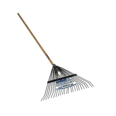 54" Hardwood Handle 24" Blade Spring 24 Tine Heavy-Duty Brace Rake | STR40912