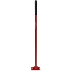 8" x 8" x 3/8" Heavy-Duty Steel Blade Steel Handle Hand Tamper | STR85058
