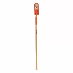 4" Tempered Steel Blade 16 ga Precision Lathe Turned Ash Wood Handle Trenching/Cleanout 28 Degrees Angle Head V Blade Shovel | STR89224