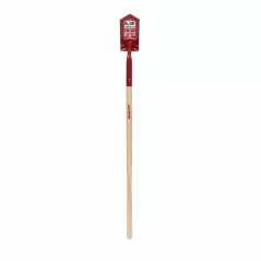 5" Tempered Steel Blade 16 ga Precision Lathe Turned Ash Wood Handle Trenching/Cleanout 28 Degrees Angle Head V Blade Shovel | STR89225