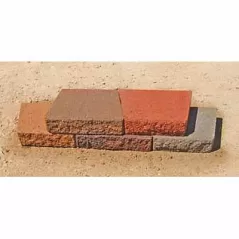 16/12" x 10" x 4" Trapezoid Red/Black Cuesta Cap | STV15521