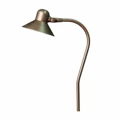 2 W GU5.3 T3 2700K LED Weathered Brass Solid Brass Excalibur Knights Series Area Light | UNIEXCA12L27