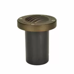 4 W GU5.3 MR-16 2700K LED Weathered Brass Solid Cast Brass Nova Star Grate Knights Series Well Light | UNINOVS12L427