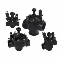 1" FNPT Glass-Filled Nylon 10 - 220 psi P-220 Series In-Line with Flow Control Globe/Angle Valve | TOLP2202604
