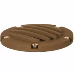 4.92" x 0.75" Architectural Bronze Aluminum Alloy For Well Light Light Cover | ULSUC1301AZ