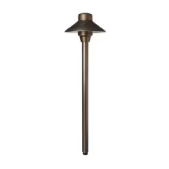 2 W GU5.3 T3 3000K LED Weathered Brass Solid Brass Lancer 6 Knights Series Area Light | UNIL612L2