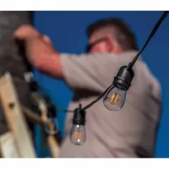 2 W E26 Screw-In T3 LED Molded Polymer Bistro Light | UNILEDBISTRO12V