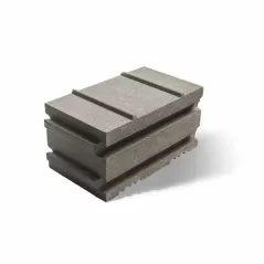 6" X 7" X 12" Gray Large U-Cara Sure Track Enduracolor Backer Block | 175RSTB211121-0