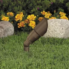 20 W Ceramic MR-16 Halogen Standard Architectural Bronze Die-Cast Copper-Free Aluminum Landscape 2216 Series Up and Accent Light | VISGR2216Z