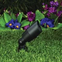 2.5 W MR11 3000K LED Standard Black Die-Cast Copper-Free Aluminum Landscape 5004 Series Up and Accent Light | VISGR5004B25W36