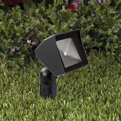 2 W 3000K LED Standard Black Die-Cast Copper-Free Aluminum Landscape 5105 Series Flood Light | VISGR5105B2WFR