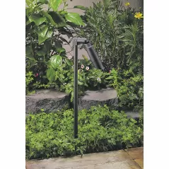 35 W Ceramic MR11 LED Standard Black Die-Cast Copper-Free Aluminum Landscape Series 4011 Model Path Light | VISML4011BFTD