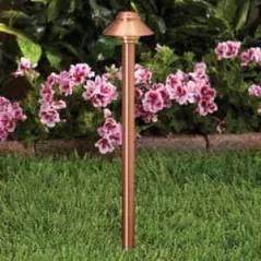 Natural Copper Spun Solid Copper Landscape Series 2165 Model Path Light | VISPR2165CSNNL