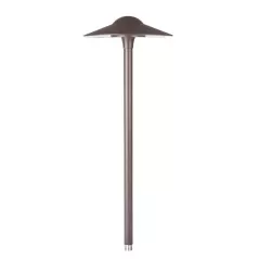 6.5 W 3000K LED Black Aluminum 8-15/32" x 21-27/32" Path Light | WAC605130BK