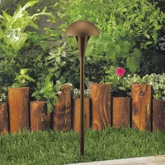 2.5 W Ceramic T3 LED Standard Dark Bronze Die-Cast Copper-Free Aluminum Landscape Series 4206 Model Path Light | VISPR4206DZ25WT3